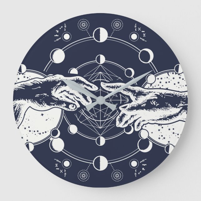 Pagan Große Wanduhr (Vorderseite)