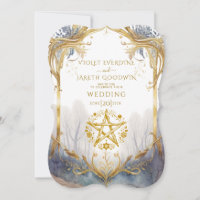 Pagan-Hochzeit vom verzauberten Waldportal