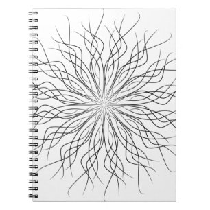 Pagan mandala tattoo spirituell notizblock
