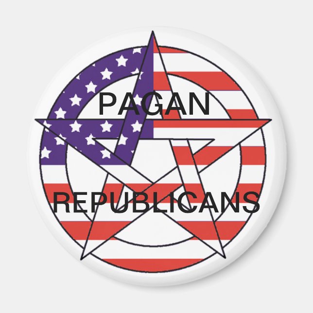 Pagan Republikaner Magnet (Vorne)