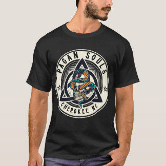 Pagan Souls Cherokee Logo S-Sleeve T-Shirt Männer 