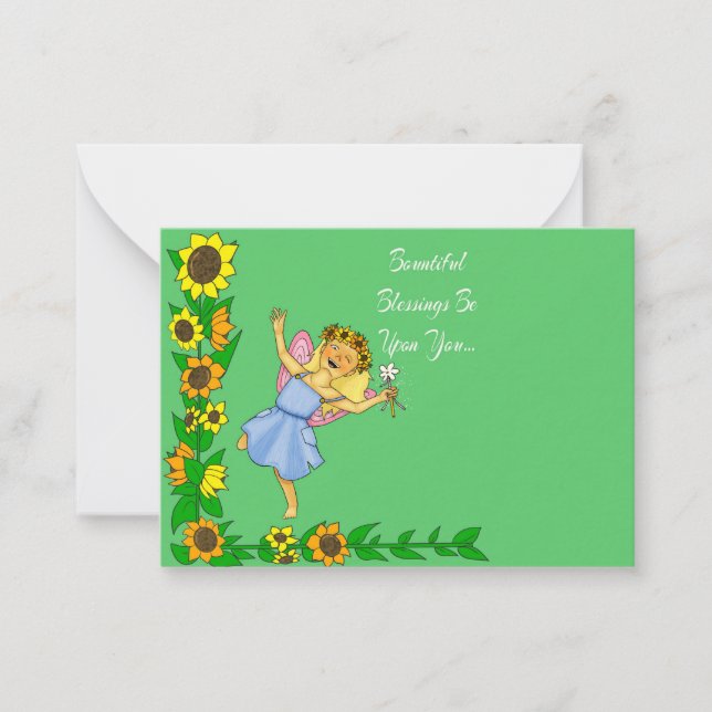 Pagan Summer Greetings Mitteilungskarte (Vorderseite)