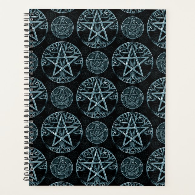 Pagan Symbols Wicca Planner Planer (Vorderseite)