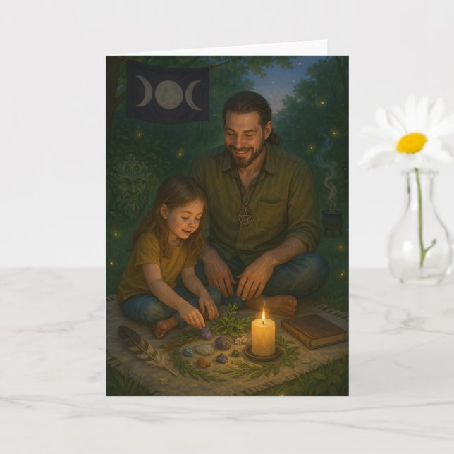 Pagan Vatertag Segen Karte (Kleine Pflanze)