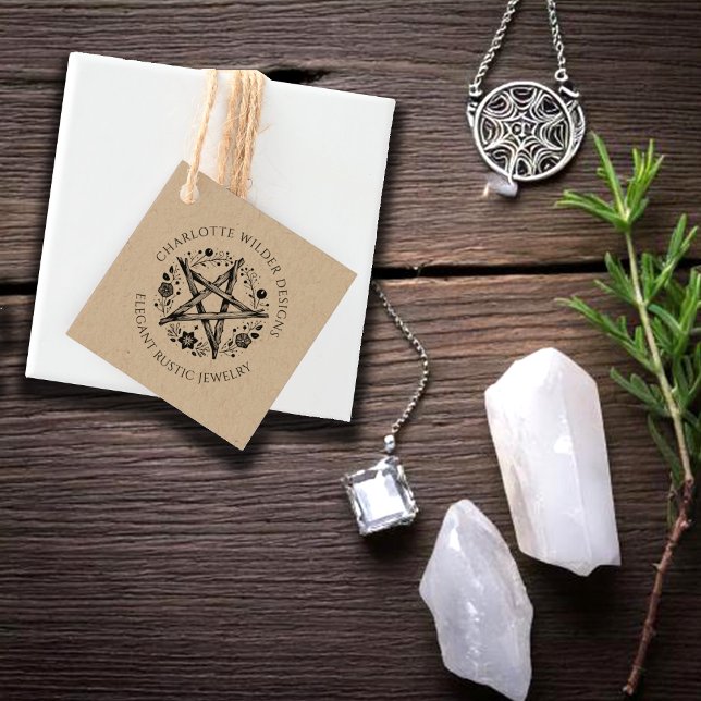 Pagan Wiccan Rustic Kraft Jewelier Designer Geschenkanhänger (Von Creator hochgeladen)