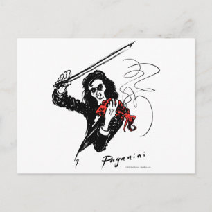 Paganini color3 b&w&red 300dpi postkarte