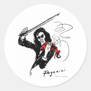 Paganini color3 b&w&red 300dpi runder aufkleber