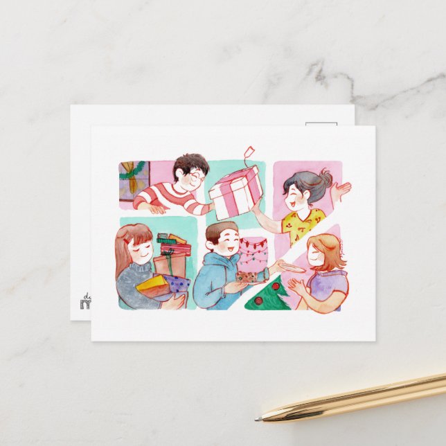 Pagdiriwang/ Celebrate - DNM Postkarten (Vorderseite/Rückseite Beispiel)