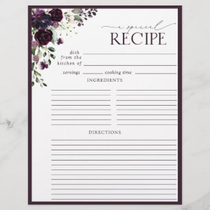 Page Classeur de recette de Fête des mariées pourp