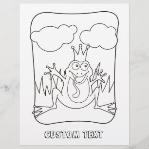 Page Coloriage Prince Frog