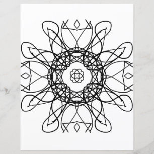 Page de coloriage de mandala de la Croix celtique