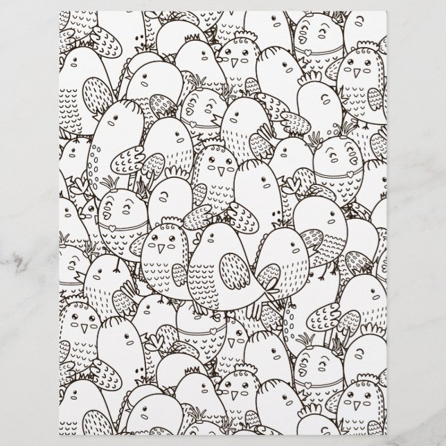 Page de coloriage Papier de la carte mère (Devant)