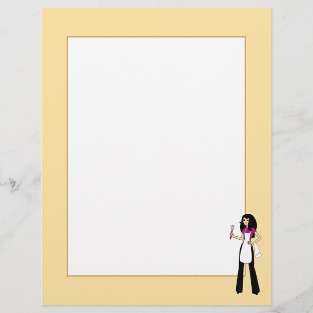 Page de recette avec bordure (Devant)