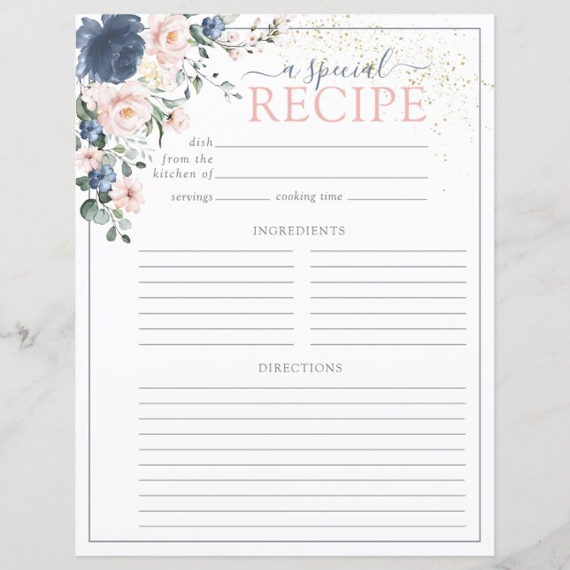 Page de recette Fête des mariées rose bleu pâle (Devant)