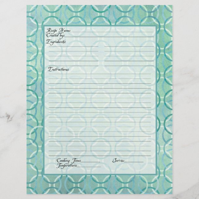 Page de recette Livre de recettes du patrimoine fa (Devant)