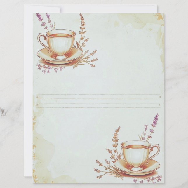 Page du bloc-notes imprimable - Journal de jonc et (Devant)