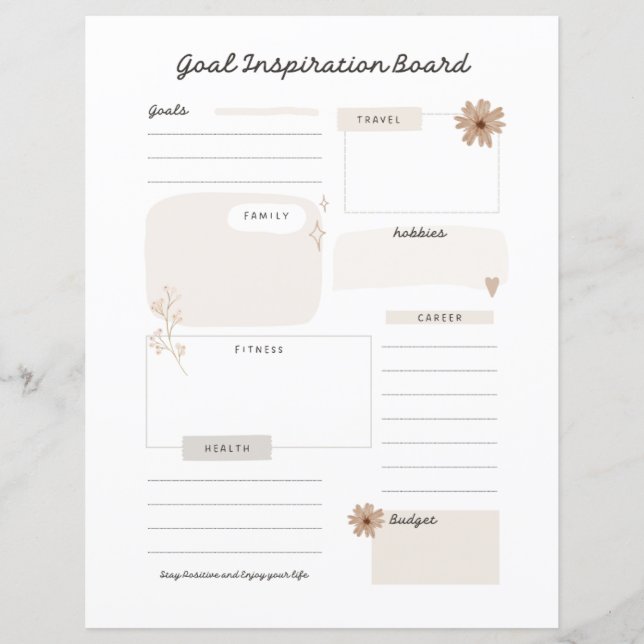 Page du planificateur de la carte Inspiration Obje (Devant)