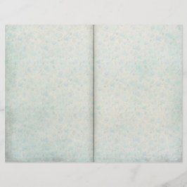 Page Journal à motif bleu vintage