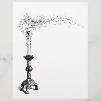 Page Livre d'ombres blanc de bougie