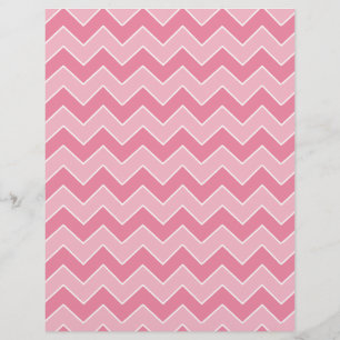 Page Motif Chevron clair et rose foncé