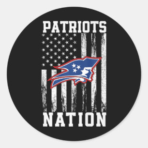 Page Patriots Logo Nation Hs Runder Aufkleber