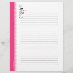 Page Recette de conception de chef personnalisée l