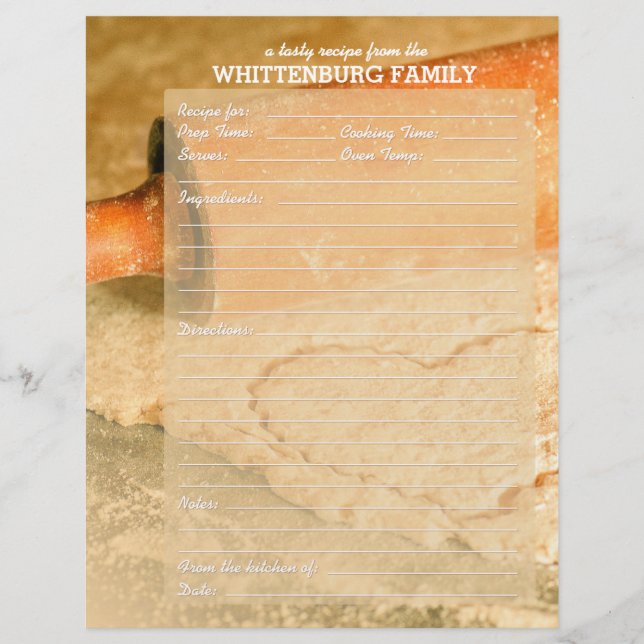 Page Recette de famille Cookie Dough Hearts person (Devant)