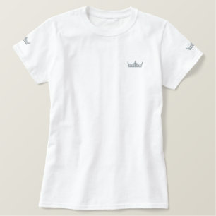 Pageant Crown bestickter T - Shirt