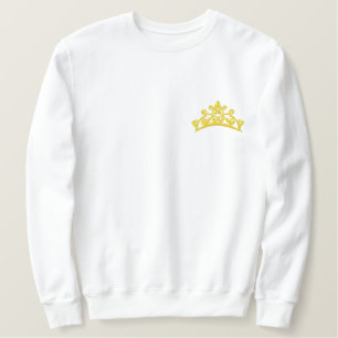 Pageant Crown besticktes Sweatshirt