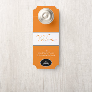 Pageant Crown Door Hanger Willkommen Individuelle  Türanhänger