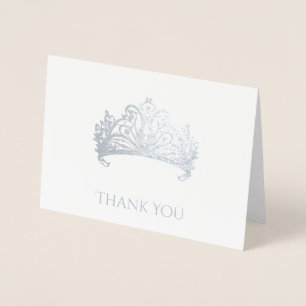Pageant Crown Fown Card Folienkarte