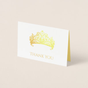Pageant Crown Fown Card Folienkarte