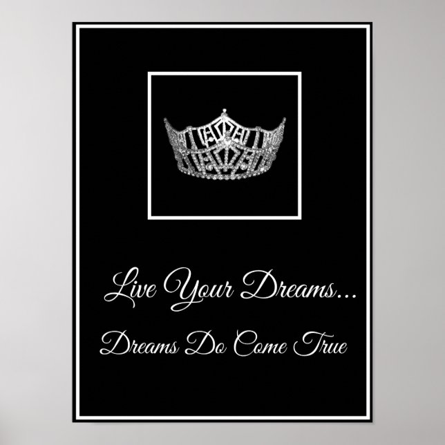 Pageant Crown Live Your Dreams Poster (Vorne)