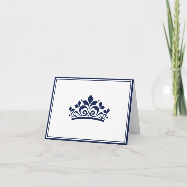 Pageant Crown Note Card (Vorderseite)