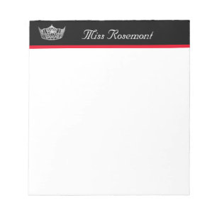 Pageant Crown Notepad Notizblock