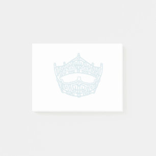 Pageant Crown Post-it Klebezettel