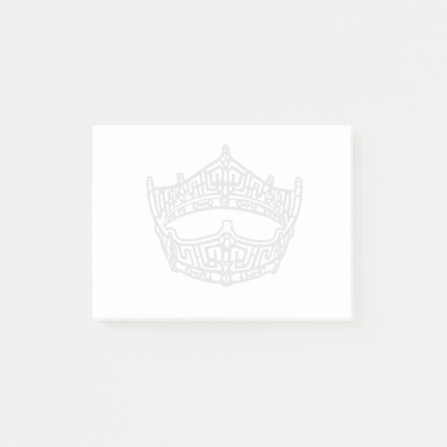 Pageant Crown Post-it Notes (Devant)