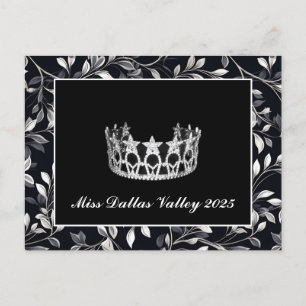 Pageant Crown Postcard Postkarte