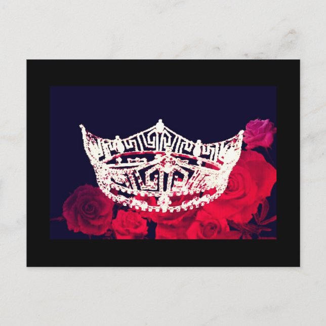 Pageant Crown Postcard Postkarte (Vorderseite)