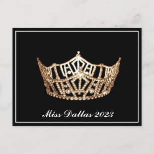 Pageant Crown Postcard Postkarte