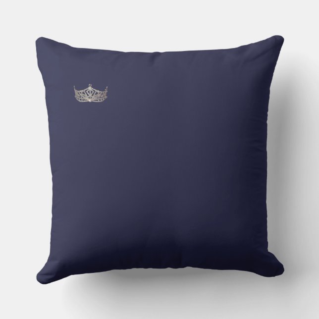 Pageant Crown Stripes Outdoor Throw Kissen (Rückseite)