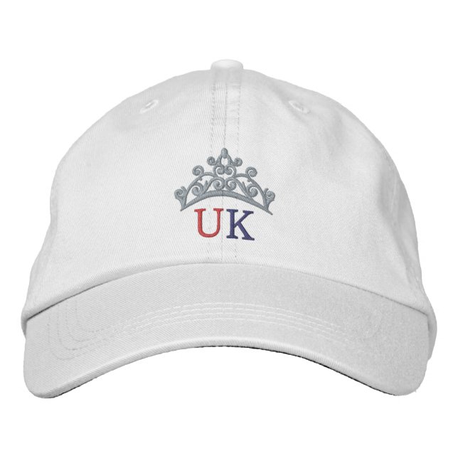 Pageant Custom bestickte Baseball Cap UK Baseballkappe (Vorderseite)