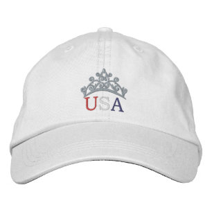 Pageant Custom Stickbestickte Baseball Cap USA Bestickte Baseballkappe