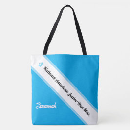 Pageant Essentials Custom Crown and Sash Tote Tasche