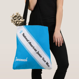 Pageant Essentials Maßgeschneiderte Krone und Schä Tasche