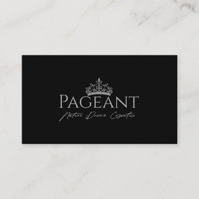 Pageant Logo Valerie Visitenkarte (Vorderseite)