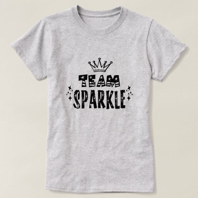 Pageant Mama - Team Sparkle, Pageant T-Shirt (Design vorne)