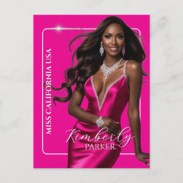 Pageant Promo Postcard | Color Pop Cutout Postkarte