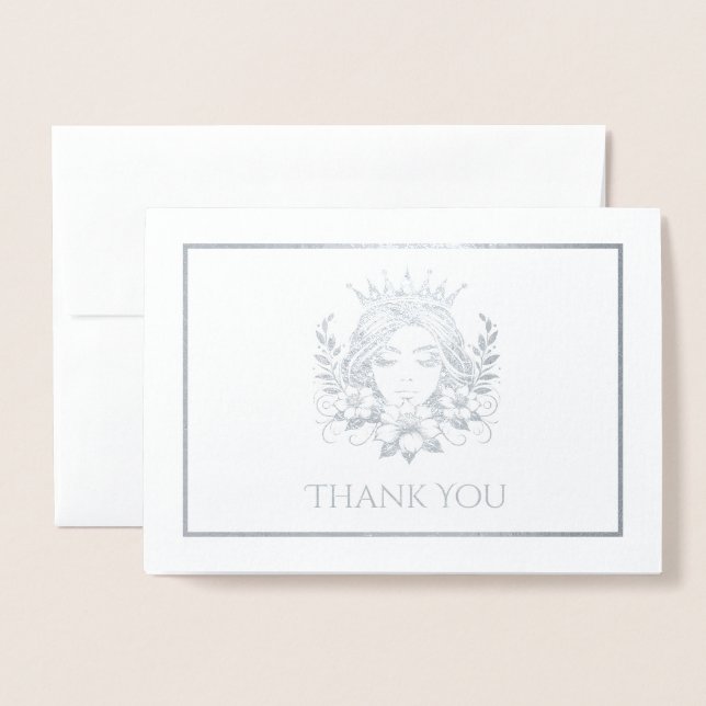 Pageant Queen Crown Folienkarte (Vorderseite mit Umschlag)