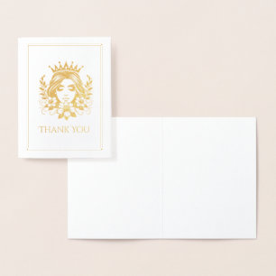 Pageant Queen Crown Folienkarte
